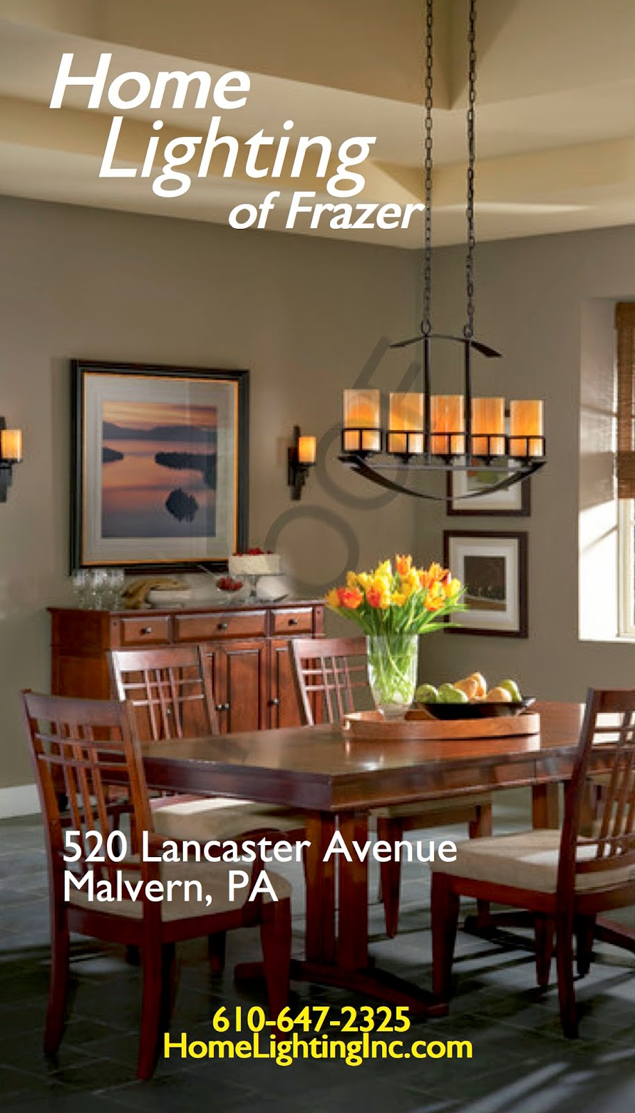 Home Lighting of Frazer | 520 Lancaster Ave Ste 2, Malvern, PA 19355, USA | Phone: (610) 647-2370