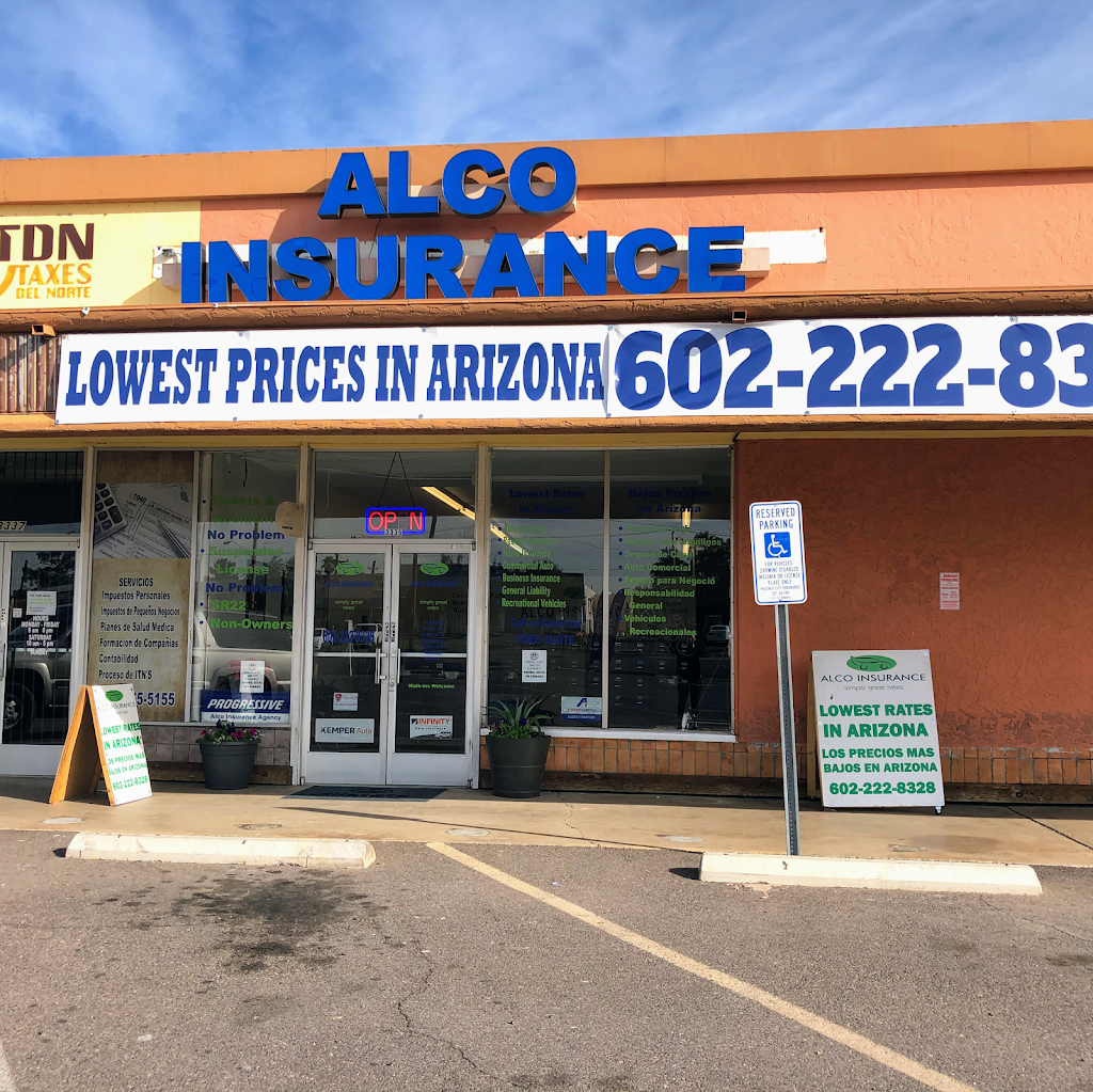 ALCO INSURANCE AGENCY | 3335 N 19th Ave, Phoenix, AZ 85015, USA | Phone: (602) 222-8328