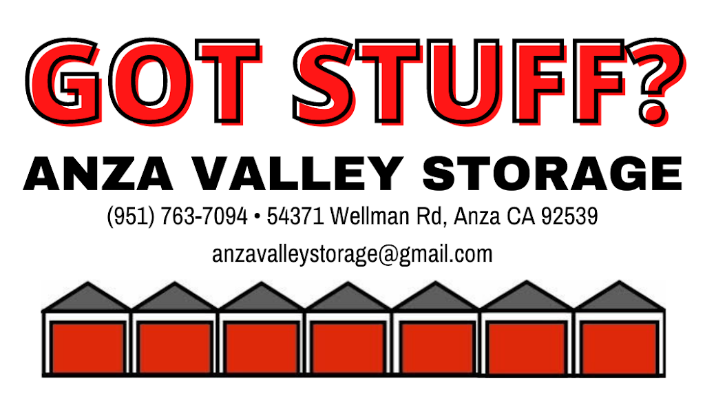 Anza Valley Storage | 54371 Wellman Rd, Anza, CA 92539, USA | Phone: (951) 763-7094