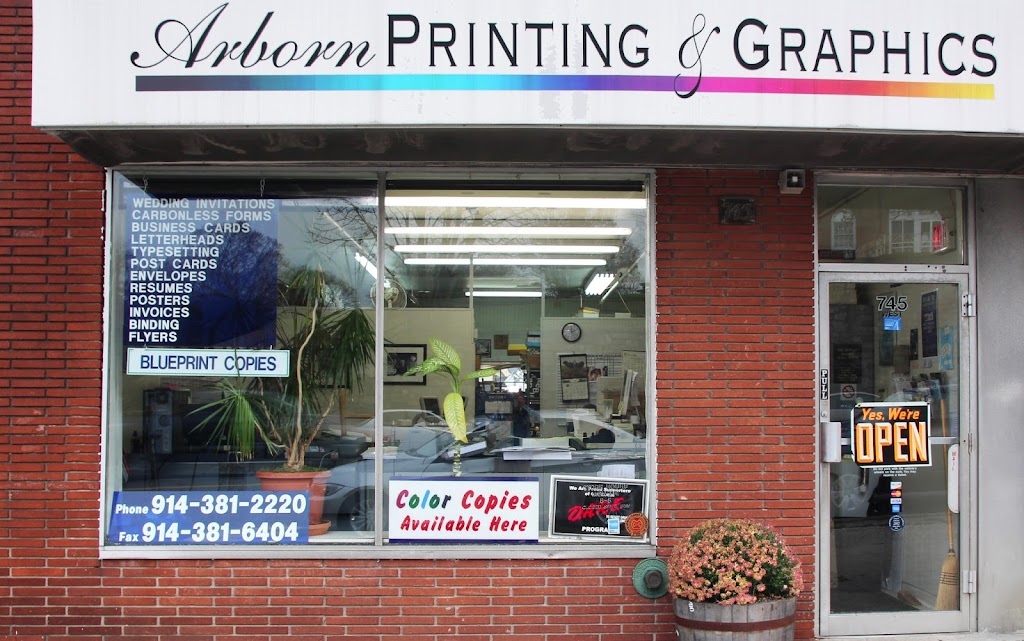 Arborn Printing & Graphics | 745 W Boston Post Rd, Mamaroneck, NY 10543, USA | Phone: (914) 381-2220