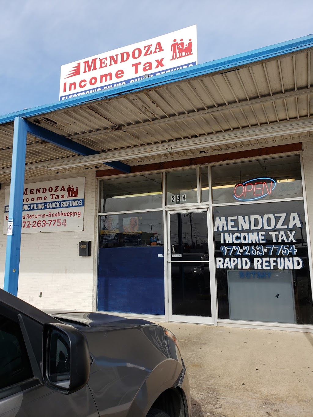 Mendoza Income Tax | 2125 SW 3rd St, Grand Prairie, TX 75051, USA | Phone: (972) 263-7754