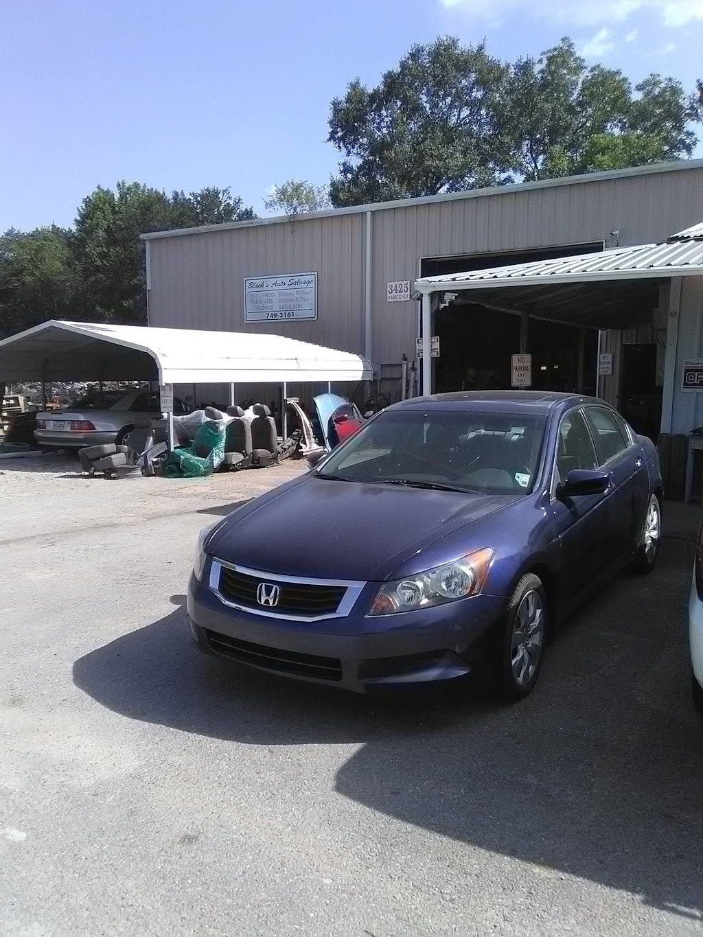 Blacks Auto Salvage Inc | 3425 Famco Rd, Brusly, LA 70719, USA | Phone: (225) 749-3161