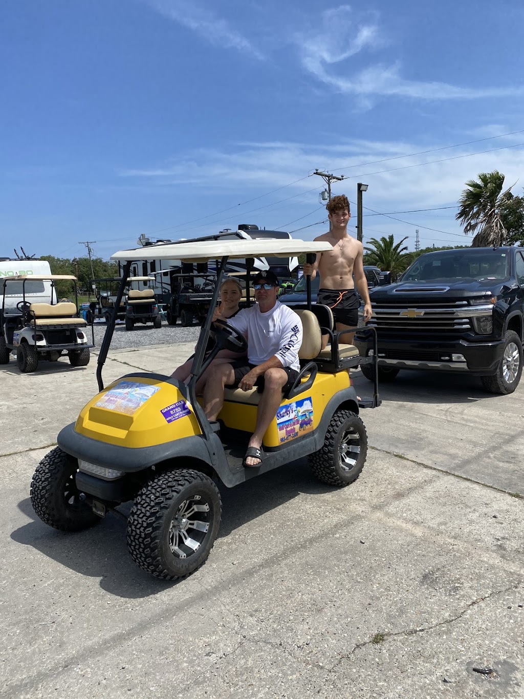 Sharkys Golf Cart & Jet Ski Rentals | 3447hwy1, Grand Isle, LA 70358, USA | Phone: (985) 677-2500