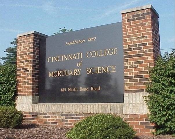Cincinnati College of Mortuary Science | 645 W North Bend Rd, Cincinnati, OH 45224, USA | Phone: (513) 761-2020