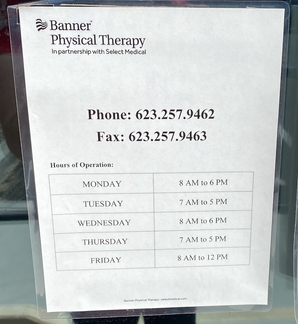 Banner Physical Therapy - Buckeye | 23374 W Yuma Rd Suite 104, Buckeye, AZ 85326, USA | Phone: (623) 257-9462