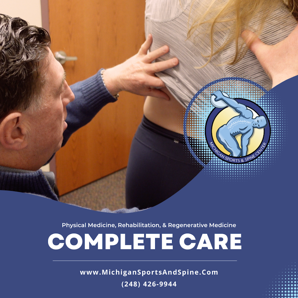 Michigan Sports & Spine Center | 18312 Middlebelt Rd, Livonia, MI 48152, USA | Phone: (248) 426-9944