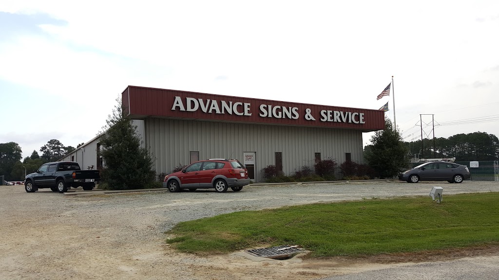 Advance Signs & Service | 596 W Church St, Angier, NC 27501, USA | Phone: (919) 639-4666