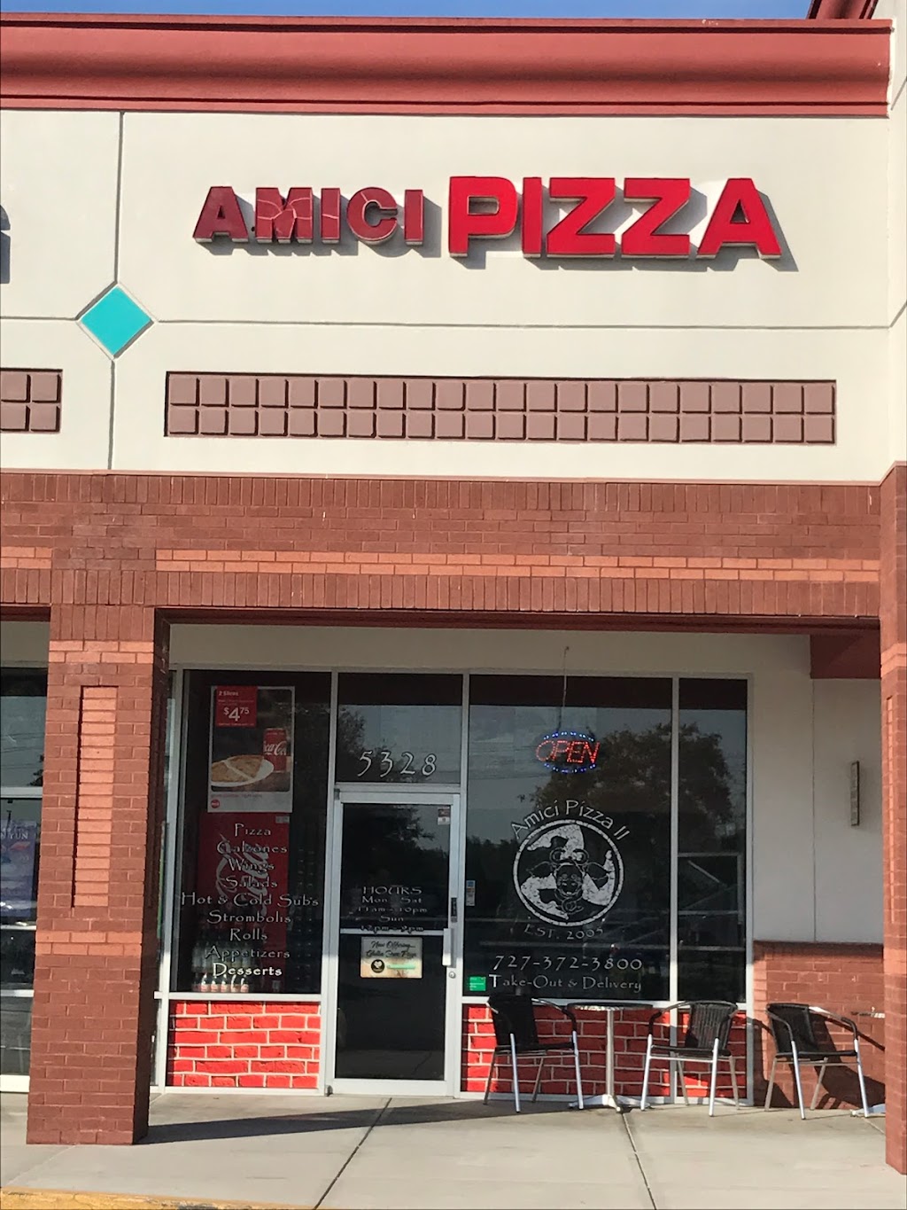 AMICI PIZZA II New Port Richey | 5328 Little Rd, New Port Richey, FL 34655, USA | Phone: (727) 372-3800