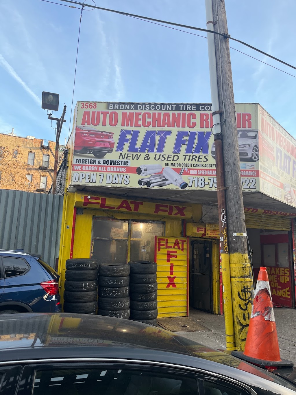 Bronx Discount Tire Corp | 3568 Jerome Ave, Bronx, NY 10467, USA | Phone: (914) 439-8655