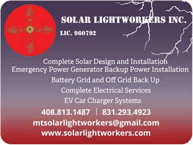 SOLAR LIGHTWORKERS INC. | 10000 E Zayante Rd, Felton, CA 95018, USA | Phone: (831) 293-4923