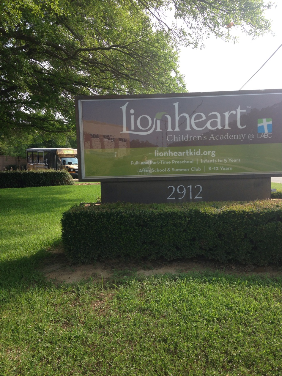 Lionheart Childrens Academy at The Lake Church | 2912 Little Rd, Arlington, TX 76016, USA | Phone: (817) 756-4509