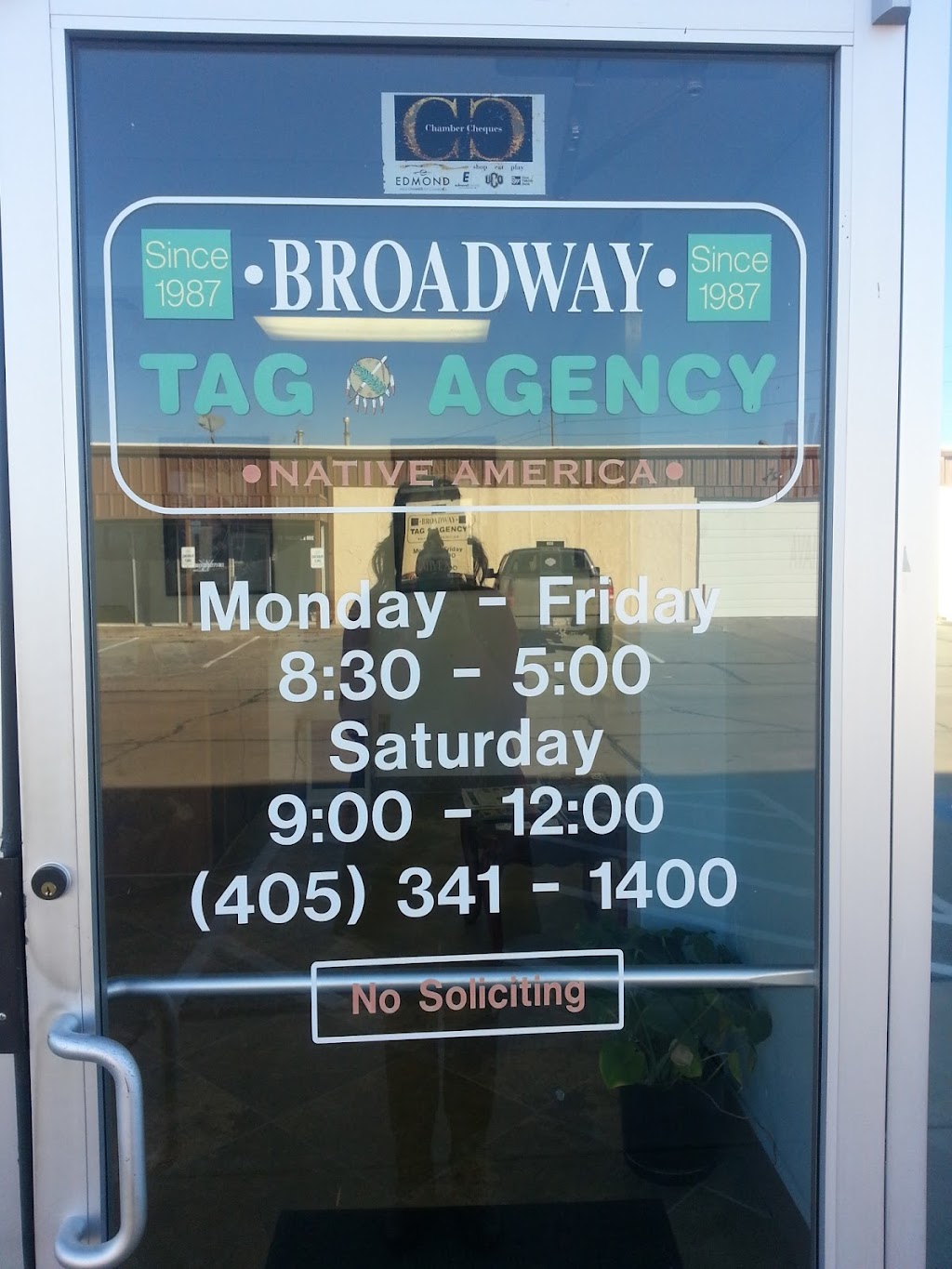 Broadway Tag Agency | 3900 S Broadway, Edmond, OK 73013, USA | Phone: (405) 341-1400