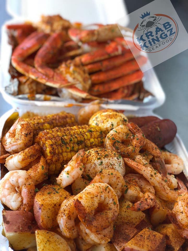 Krab Kingz Seafood Little Elm | 500 W Eldorado Pkwy #300, Little Elm, TX 75068, USA | Phone: (972) 292-9057