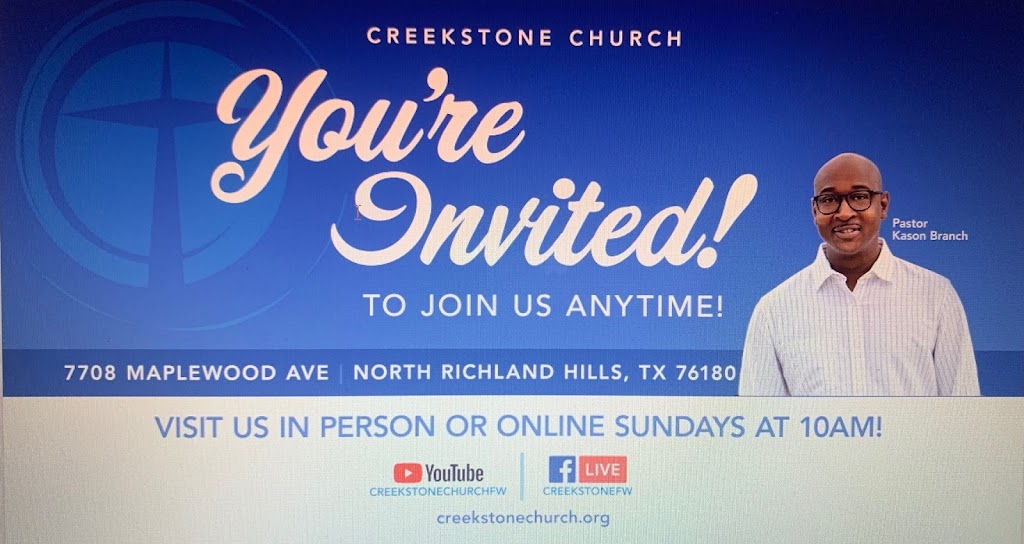 Creekstone Church | Photo 2 of 3 | Address: 7708 Maplewood Ave, North Richland Hills, TX 76180, USA | Phone: (817) 576-4460