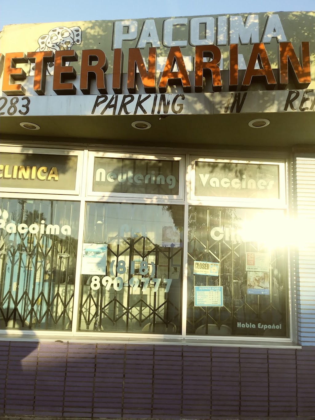 Pacoima Pet Clinic | 13283 Van Nuys Blvd, Pacoima, CA 91331, USA | Phone: (818) 890-9777