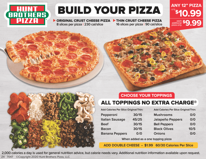 Hunt Brothers Pizza | 802 Palo Pinto St, Weatherford, TX 76086, USA | Phone: (817) 599-7811