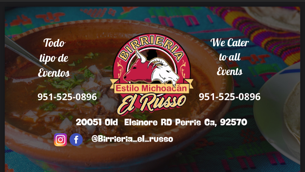 Birrieria El Russo | 19501 Seaton Ave, Perris, CA 92570, USA | Phone: (951) 350-6803