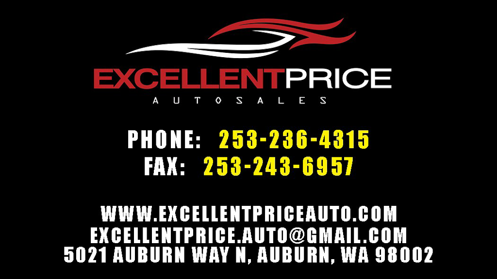 Excellent price auto sales | 5021 Auburn Way N, Auburn, WA 98002, USA | Phone: (253) 236-4315