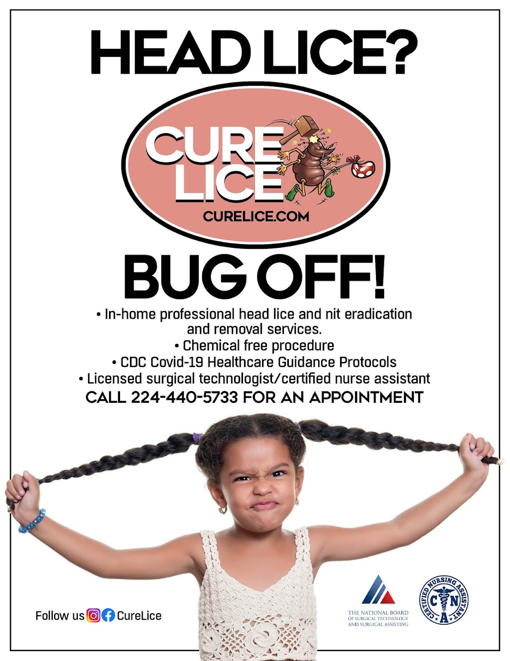 CureLice L.L.C | 16724 Anthony Ave, Hazel Crest, IL 60429 | Phone: (224) 440-5733