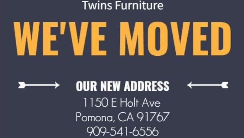 Twins furniture | 1150 E Holt Ave, Pomona, CA 91767, USA | Phone: (909) 541-6556