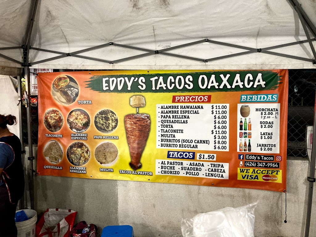 Eddy’s Tacos Oaxaca | 1503 Pacific Coast Hwy, Harbor City, CA 90710, USA | Phone: (424) 347-9964