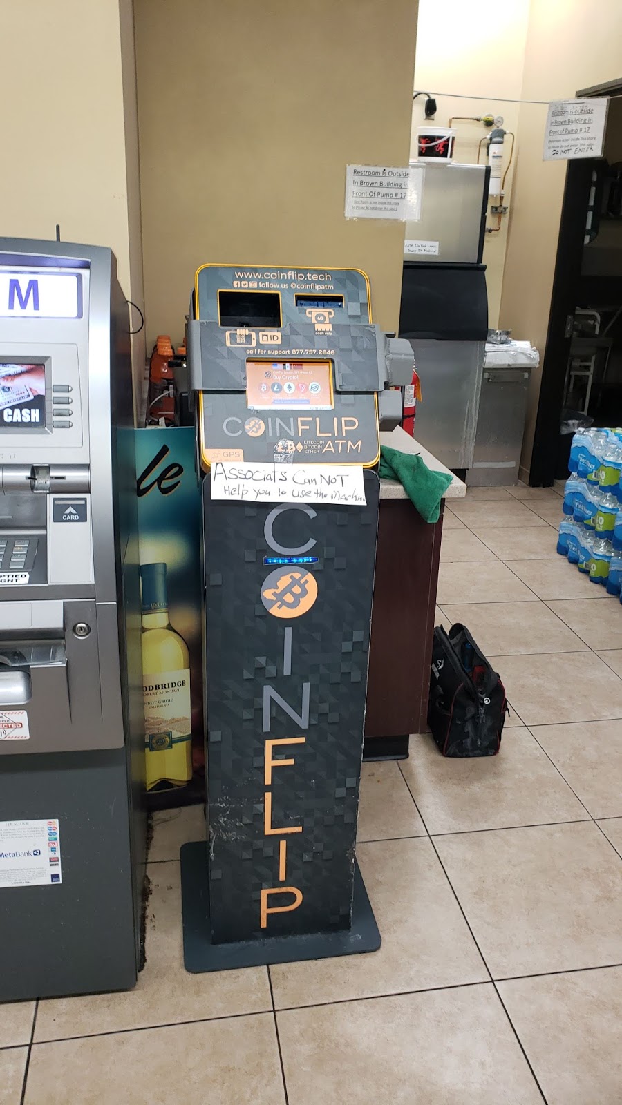 CoinFlip Bitcoin ATM | 1510 S Country Club Dr, Mesa, AZ 85210, USA | Phone: (773) 800-0106