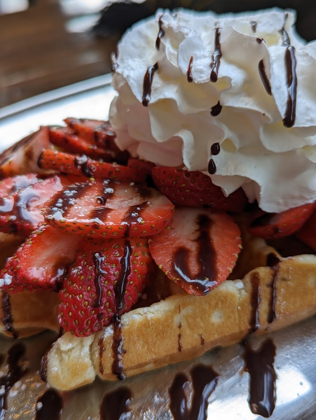 Belgium Waffle Haus | 18100 Chatsworth St E, Granada Hills, CA 91344, USA | Phone: (818) 368-8400