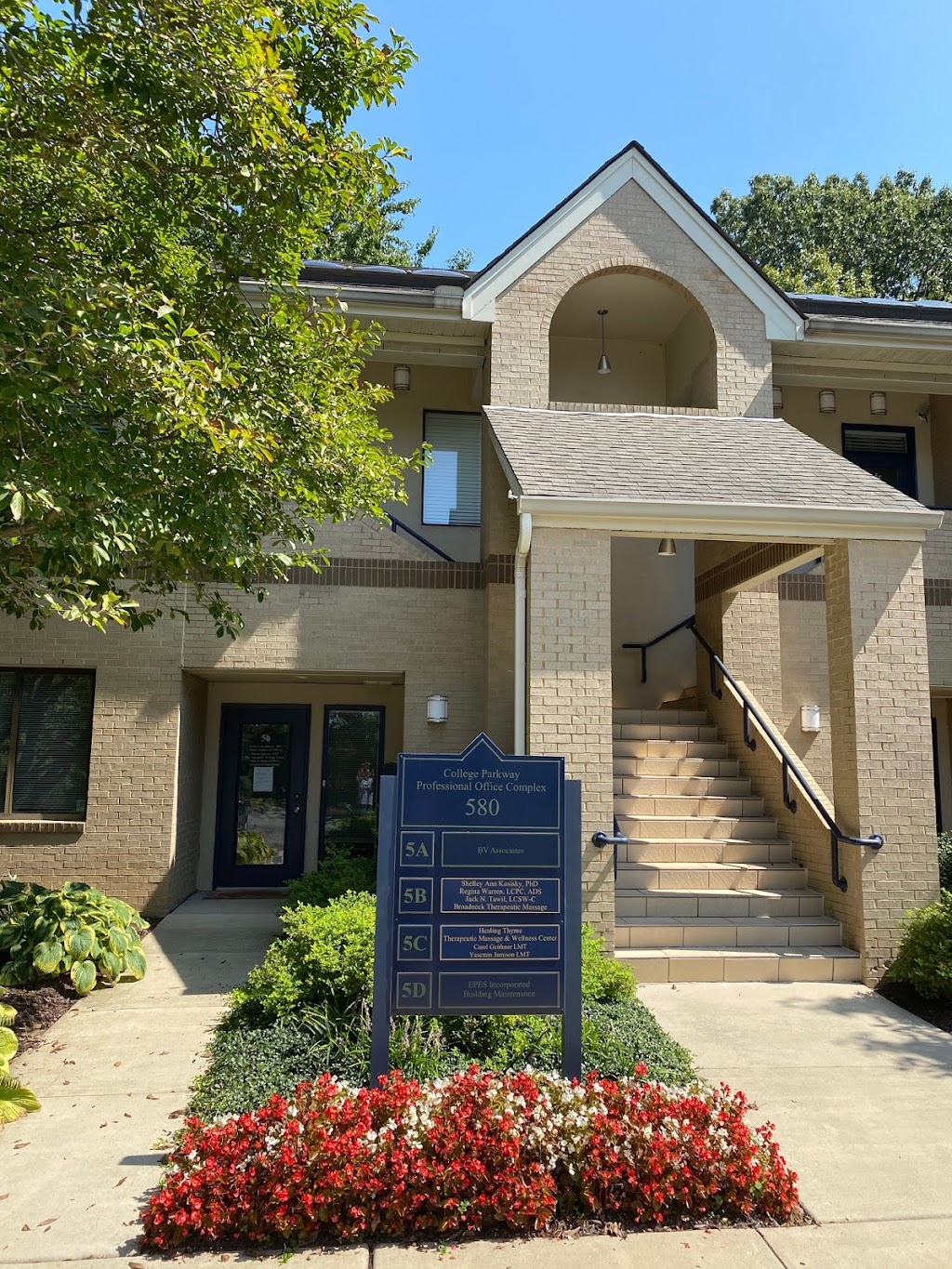 Annapolis Psychotherapy | 580 Bellerive Rd Suite 5B, Annapolis, MD 21409, USA | Phone: (410) 562-9647