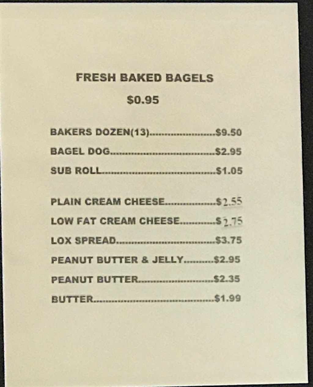 New York Bagels & Deli | 1515 W Deer Valley Rd STE A101, Phoenix, AZ 85027, USA | Phone: (623) 434-5550