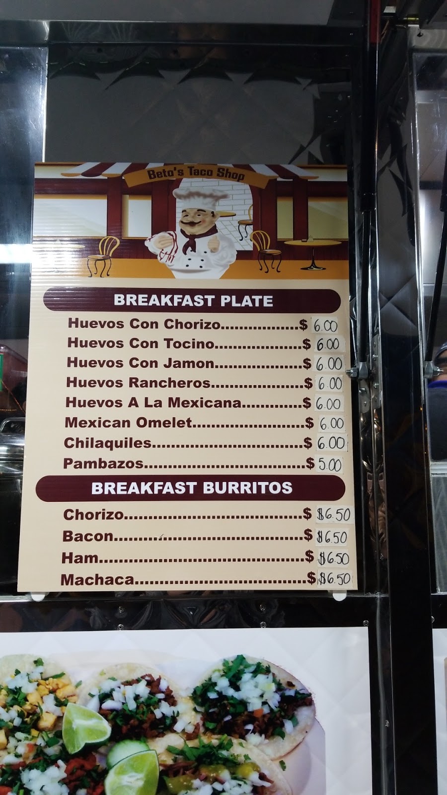 Betos Taco shop | Modesto, CA 95358 | Phone: (209) 568-2427