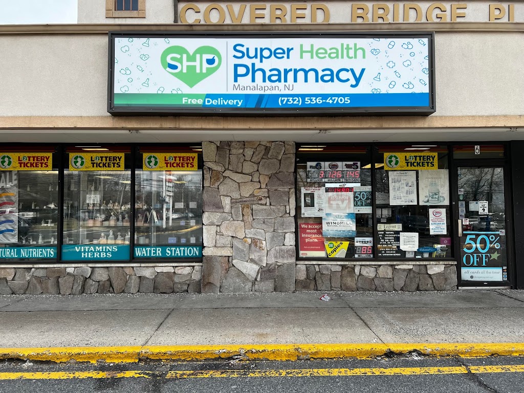 Super Health Pharmacy Manalapan | 345 Union Hill Rd suite 6, Manalapan Township, NJ 07726, USA | Phone: (732) 536-4705