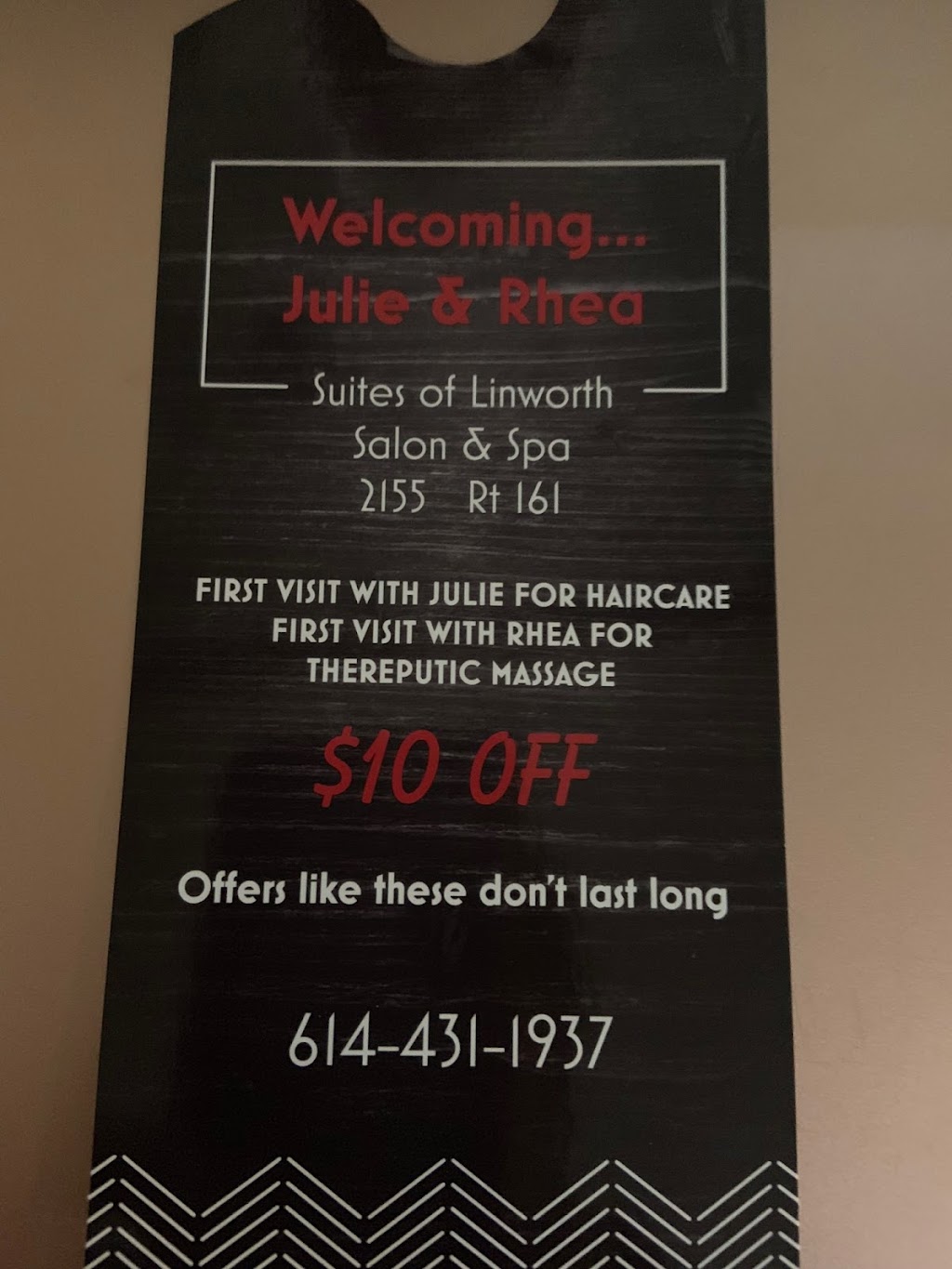 Suites of Linworth Salon & Spa | 2155 W Dublin Granville Rd, Worthington, OH 43085 | Phone: (614) 431-1937