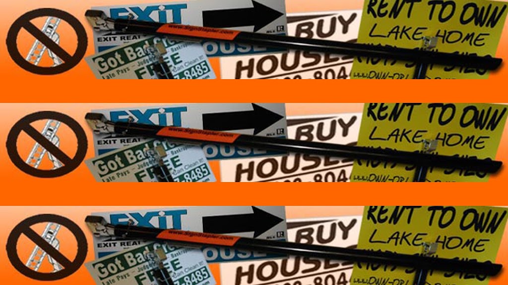 SignStapler.com - Tool For Putting Up Marketing Yard/Bandit Signs High | 1969 S Alafaya Trail Suite 169, Orlando, FL 32828, USA | Phone: (800) 775-3971