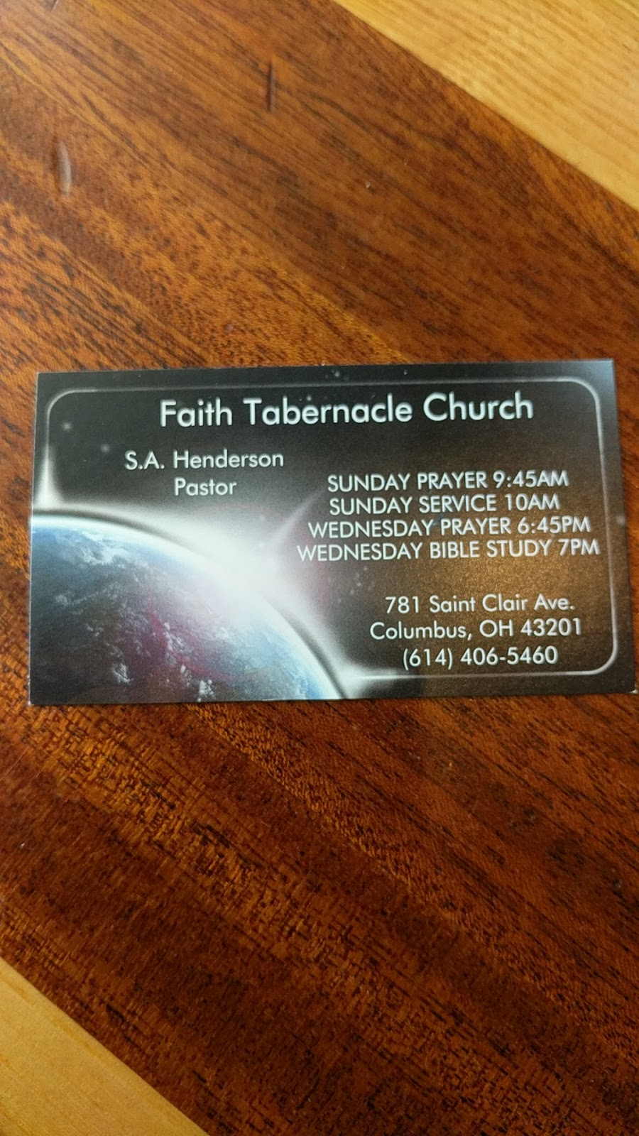 Faith Tabernacle Church | 781 St Clair Ave, Columbus, OH 43201, USA | Phone: (614) 406-5460