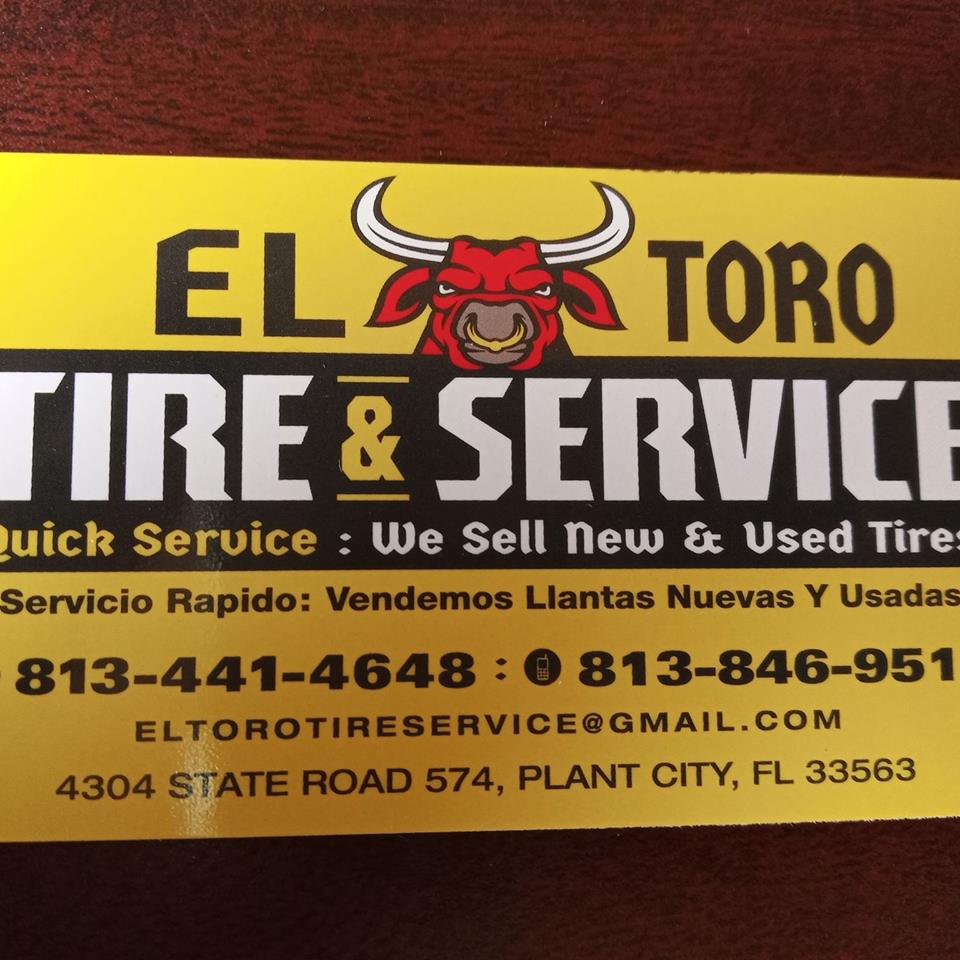 El Toro Tire Services LLC | 4304 FL-574, Plant City, FL 33563, USA | Phone: (813) 441-4648