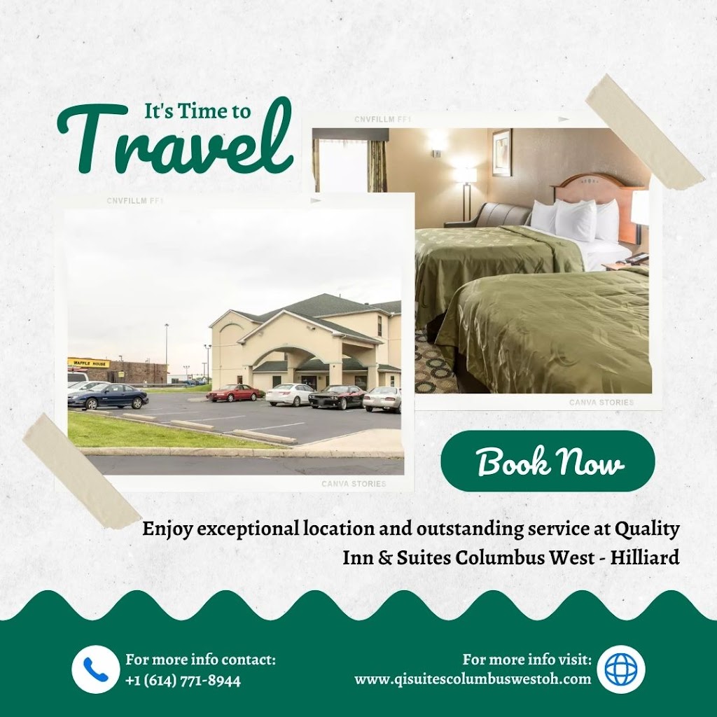 Quality Inn & Suites Columbus West - Hilliard | 2340 Westbelt Dr, Columbus, OH 43228, USA | Phone: (614) 771-8944