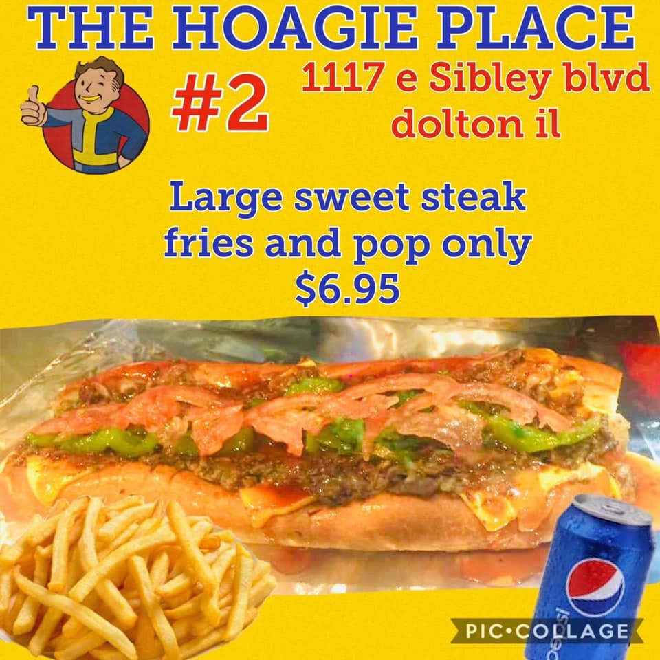 The Hoagie Place #2 | 1117 Sibley Blvd, Dolton, IL 60419, USA | Phone: (708) 880-0307