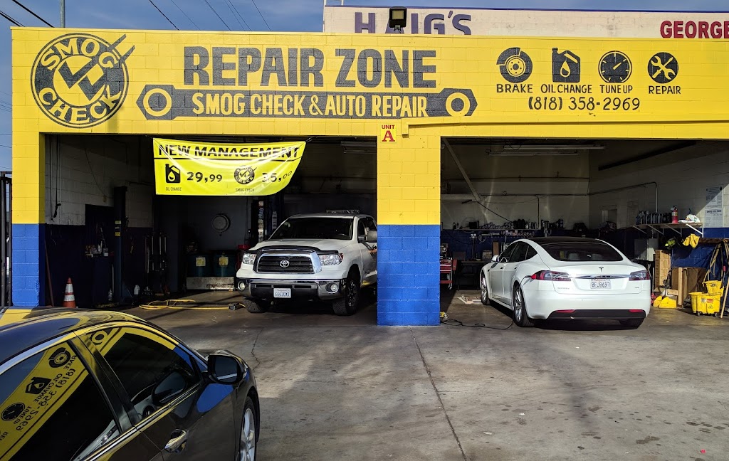 Repair Zone Smog Check & Auto Repair | 7957 Van Nuys Blvd Unit A, Panorama City, CA 91402, USA | Phone: (747) 255-8273