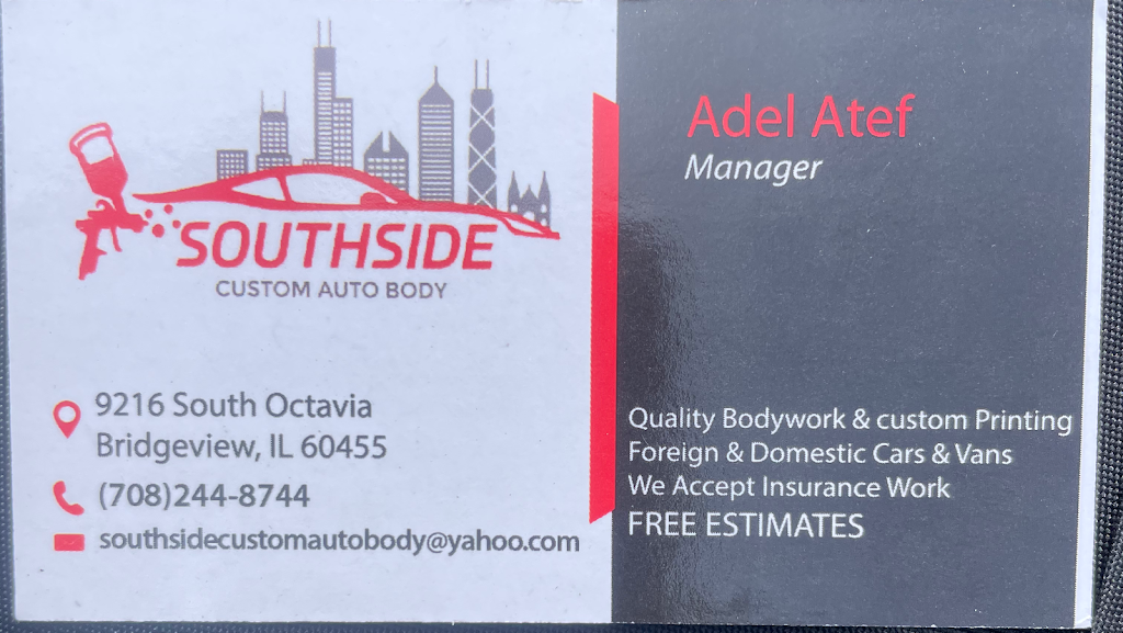 Southside Custom Auto Body | 9216 S Octavia Ave, Bridgeview, IL 60455, USA | Phone: (708) 244-8744
