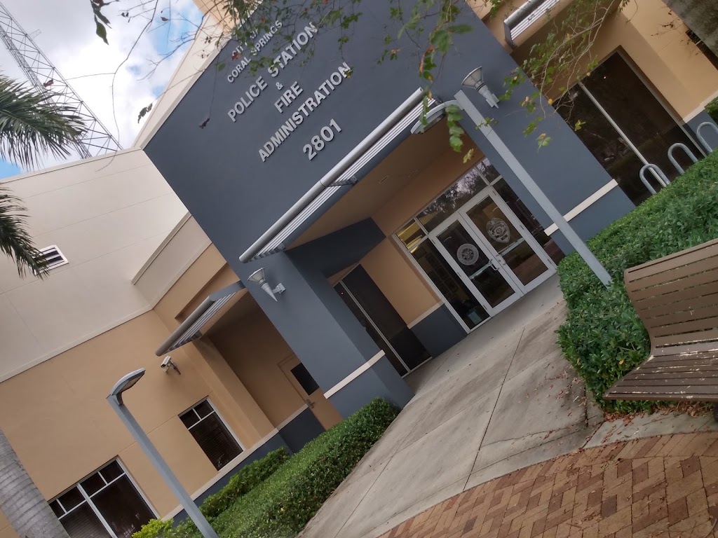 Coral Springs Police Department | 2801 Coral Springs Dr, Coral Springs, FL 33065 | Phone: (954) 344-1800