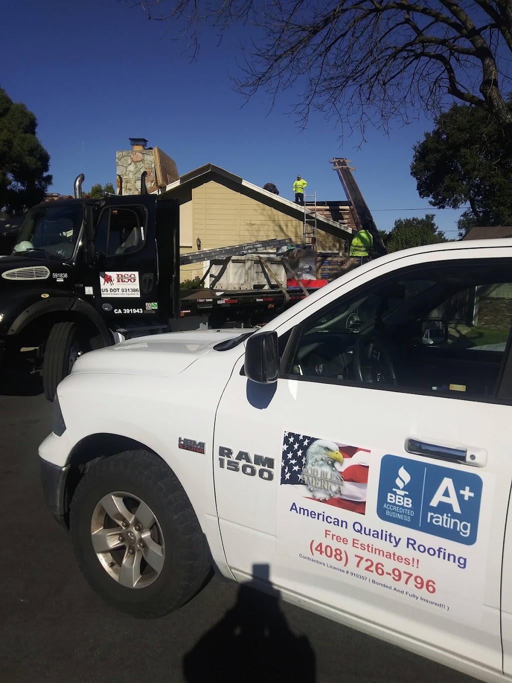 American Quality Roofing | 2595 Quimby Rd, San Jose, CA 95148, USA | Phone: (408) 726-9796