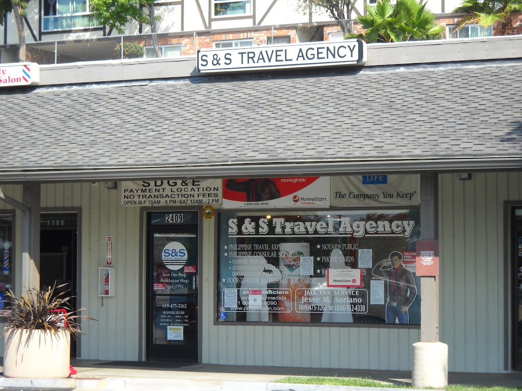 S & S TRAVEL AGENCY | 2720 E Plaza Blvd Suite Y Room B, National City, CA 91950 | Phone: (619) 475-3262