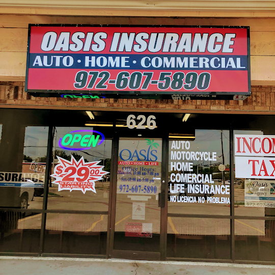 Oasis Insurance Agency | 626 N MacArthur Blvd, Irving, TX 75061 | Phone: (469) 565-2622