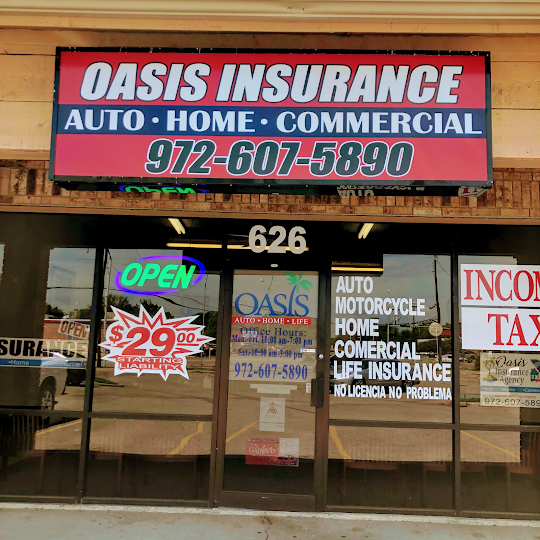 Oasis Insurance Agency | 626 N MacArthur Blvd, Irving, TX 75061, USA | Phone: (469) 565-2622