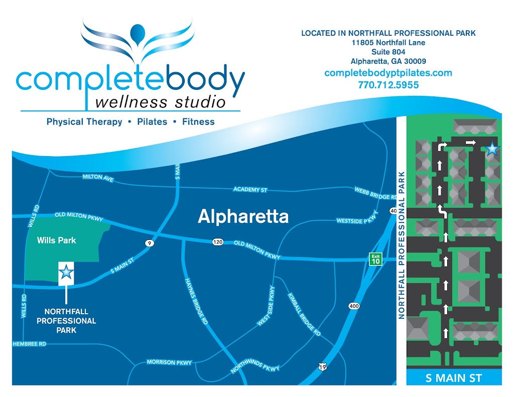 Complete Body Wellness Studio | 11805 Northfall Ln #804, Alpharetta, GA 30009, USA | Phone: (770) 712-5955