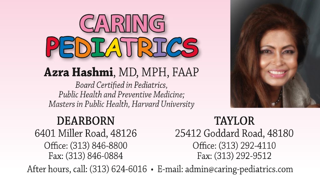 Caring Pediatrics | 25412 Goddard Rd, Taylor, MI 48180, USA | Phone: (313) 292-4110