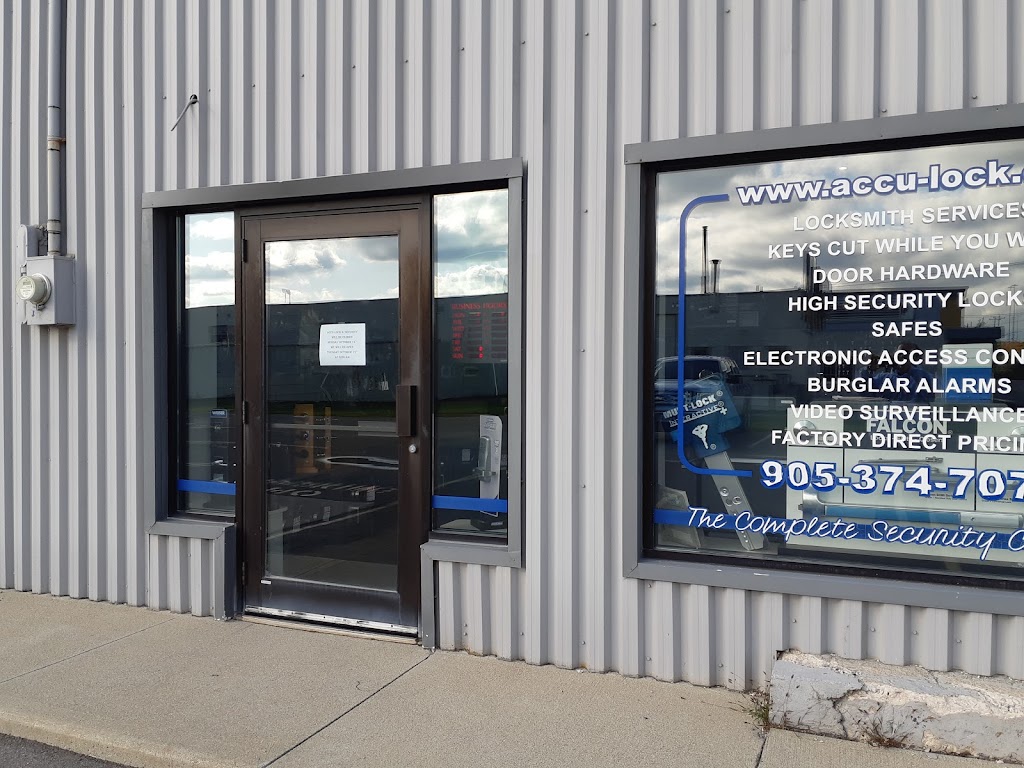 Accu-Lock & Security | 4807 Kent Ave, Niagara Falls, ON L2H 1J5, Canada | Phone: (877) 374-7075