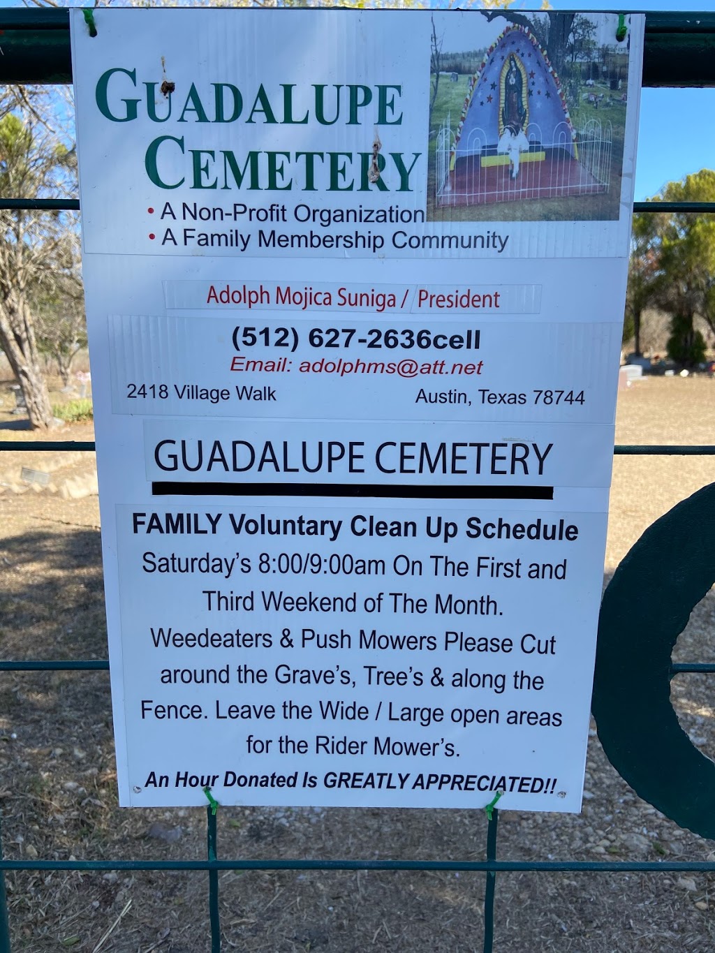 Guadalupe Cemetery | 13945 N U.S. Hwy 183, Lockhart, TX 78644, USA | Phone: (512) 627-2636