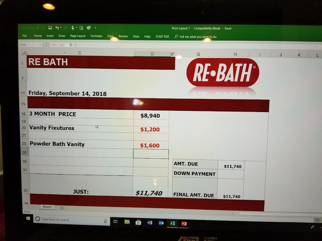 Re-Bath Tulsa | 6570 E 41st St, Tulsa, OK 74145, USA | Phone: (539) 777-2707