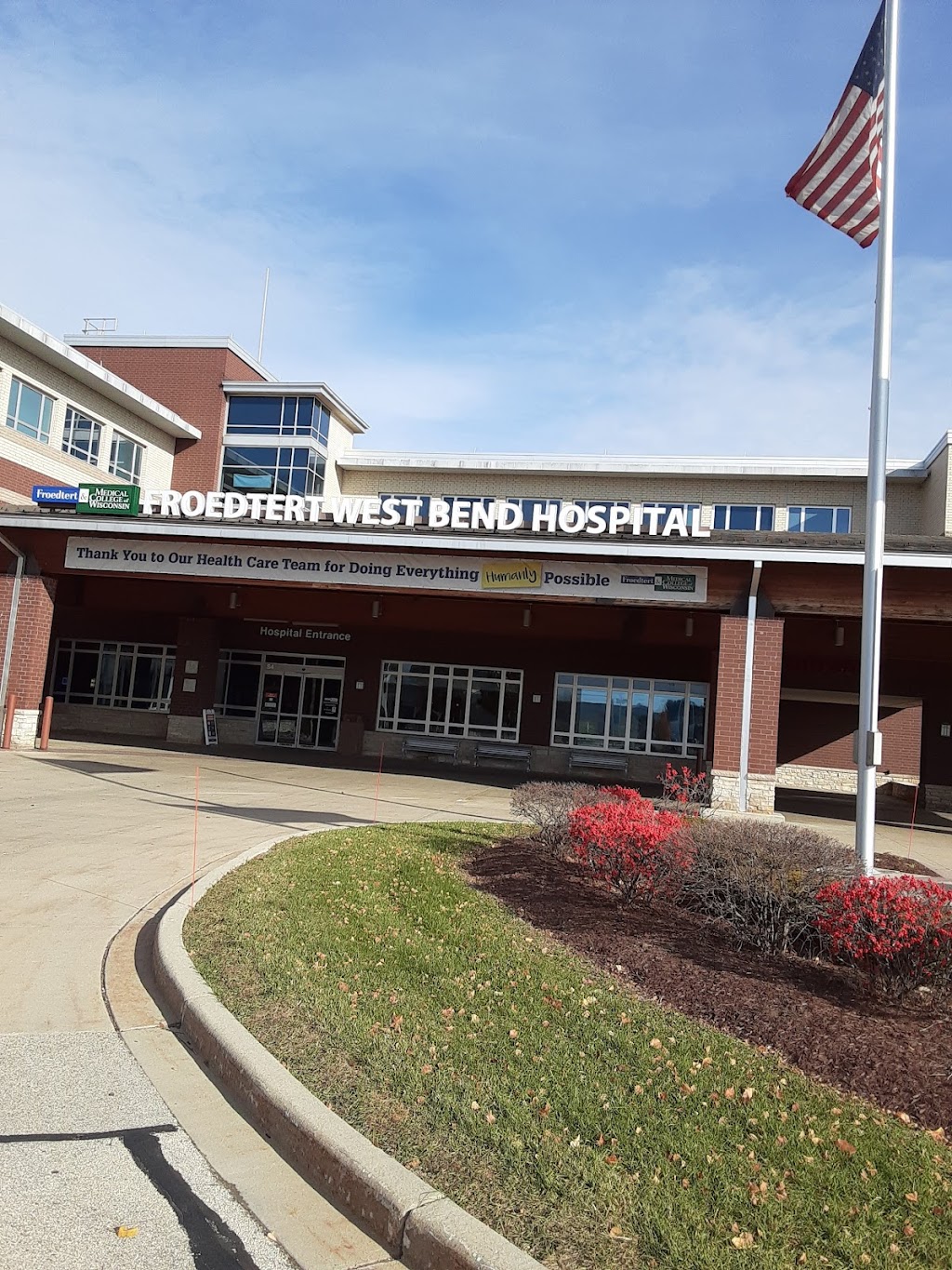 Froedtert West Bend Hospital | 3200 Pleasant Valley Rd, West Bend, WI 53095, USA | Phone: (262) 836-5533